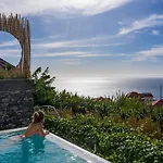 Casas Da Vargem Shared Swimming Pool By An Island