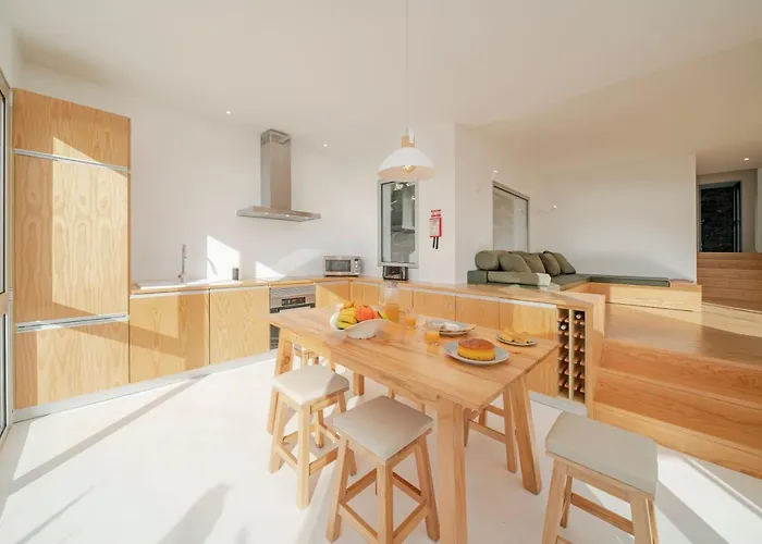 בית נופש Casas Da Vargem Shared Swimming Pool By An Island